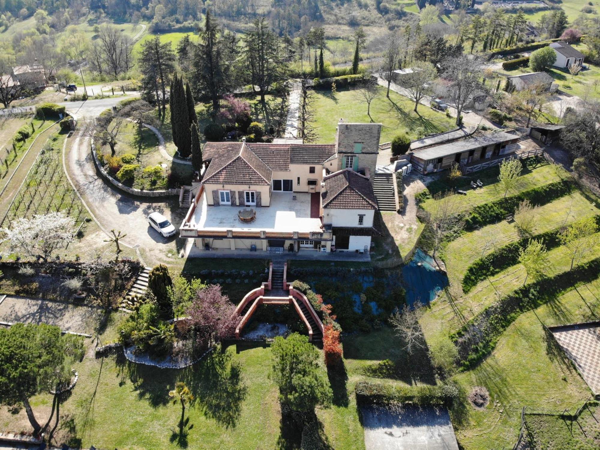 Villa Les Hauts Vallons Puylaroque Exterior foto